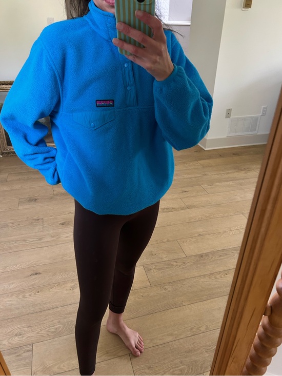 GAP Sweaters - GAP Bright Turquoise Blue Fleece Pullover